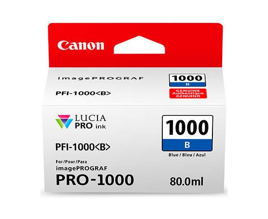 Купить Картридж Canon для imagePROGRAF Pro-1000 PFI-1000 Blue (0555C001) по лучшей цене