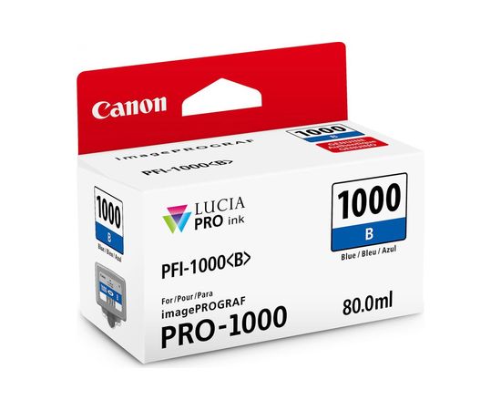 Купить Картридж Canon для imagePROGRAF Pro-1000 PFI-1000 Blue (0555C001) по лучшей цене