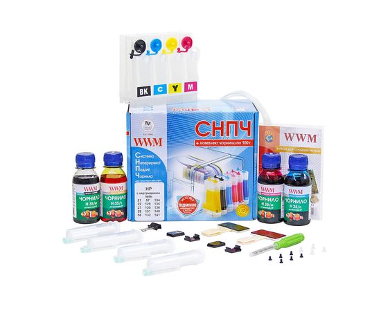 Купить Система непрерывной подачи чернил WWM для HP Universal №21/140/141 (IS.0405) по лучшей цене