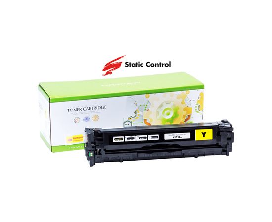 Купить картридж HP CLJP CE322A (128A) Static Control 1.3k yellow по лучшей цене