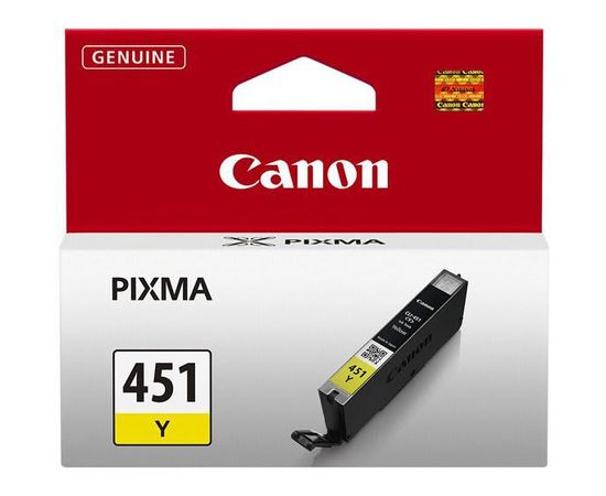 Купить Картридж Canon для Pixma MG5440/MG6340/iP7240 CLI-451Y Yellow (6526B001) по лучшей цене