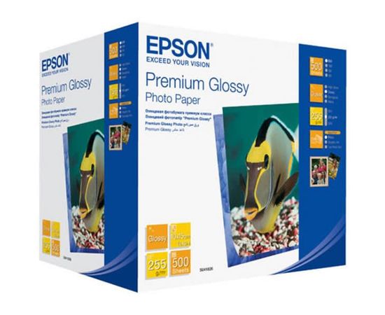 Купить Фотобумага Epson Premium глянцевая 255г/м кв, 10см x 15см, 500л (C13S041826) по лучшей цене