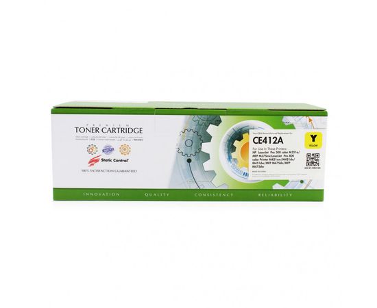 Купить картридж HP CLJP CE412A (305A) Static Control 2.6k yellow по лучшей цене