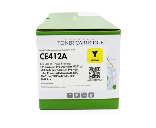 Купить картридж HP CLJP CE412A (305A) Static Control 2.6k yellow по лучшей цене