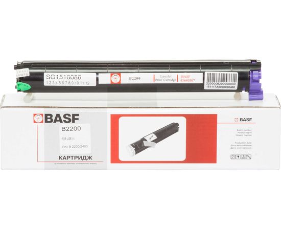 Купить Картридж тонерный BASF для OKI B2000/2200/2400 аналог 43640307 Black (BASF-KT-B2000-43640307) по лучшей цене