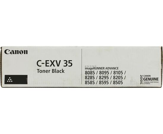 Купить Туба с тонером Canon C-EXV35 для iR-8085/8095/8505 70000 копий Black (3764B002) по лучшей цене