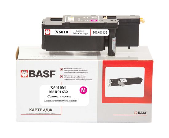 Купить Картридж тонерный BASF для Xerox Phaser 6000/6010N аналог 106R01632 Magenta (BASF-KT-X6010M) по лучшей цене