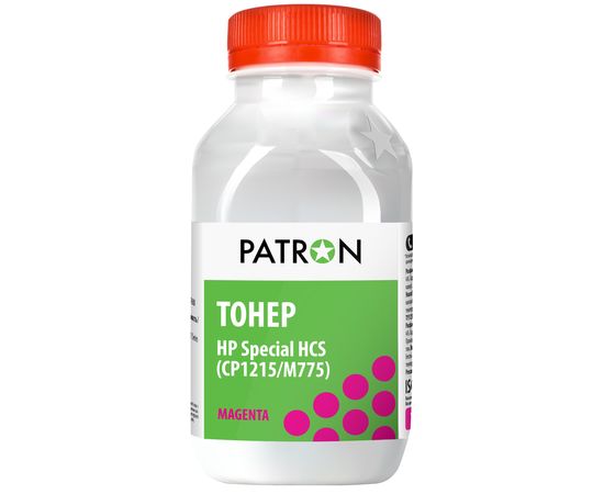 Купить Тонер HP специальный HCS флакон, 100 г, пурпурный Patron (PN-HCS-M-100) по лучшей цене