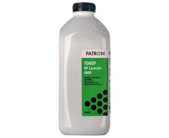 Купить Тонер HP LJ 4000 флакон, 500 г Patron (PN-HLJ4000-500) по лучшей цене