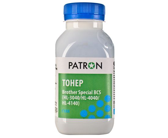 Купить Тонер Brother специальный BCS HL-3040 флакон, 50 г, голубой Patron (PN-BCS-C-050) по лучшей цене