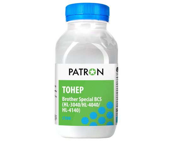 Купить Тонер Brother специальный BCS HL-3040 флакон, 50 г, голубой Patron (PN-BCS-C-050) по лучшей цене