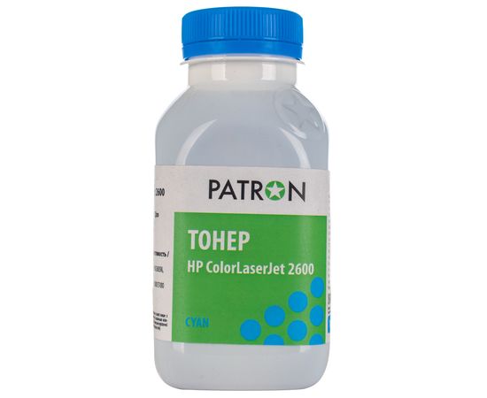 Купить Тонер HP CLJ 2600 флакон, 100 г, голубой Patron (PN-HCLJ2600-C-100) по лучшей цене