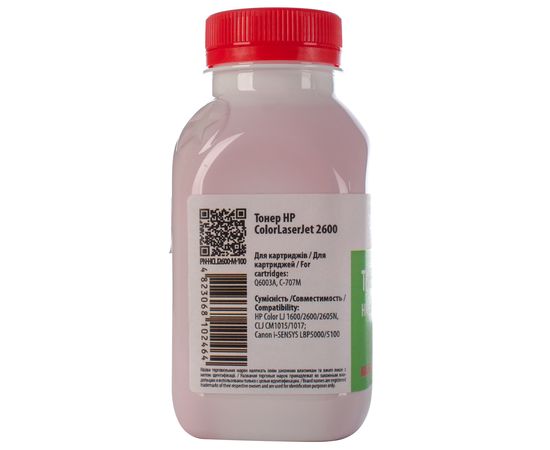 Купить Тонер HP CLJ 2600 флакон, 100 г, пурпурный Patron (PN-HCLJ2600-M-100) по лучшей цене