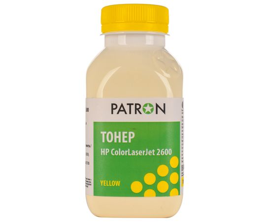 Купить Тонер HP CLJ 2600 флакон, 100 г, желтый Patron (PN-HCLJ2600-Y-100) по лучшей цене