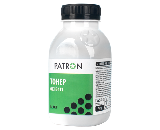 Купить Тонер Oki B411 флакон, 75 г Patron (PN-OB411-075) по лучшей цене