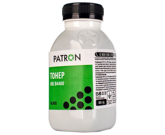 Купить Тонер Oki B4400 флакон, 80 г Patron (PN-OB4400-080) по лучшей цене