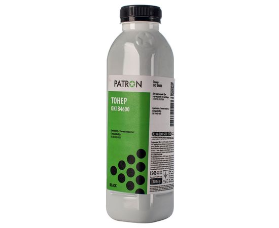 Купить Тонер Oki B4600 флакон, 180 г Patron (PN-OB4600-180) по лучшей цене