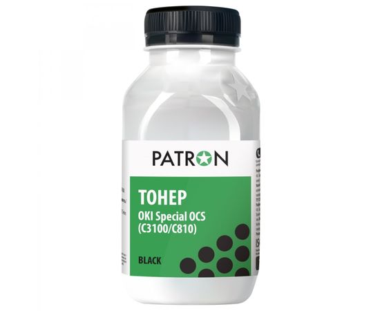 Купить Тонер Oki специальный OCS флакон, 50 г, черный Patron (PN-OCS-B-050) по лучшей цене