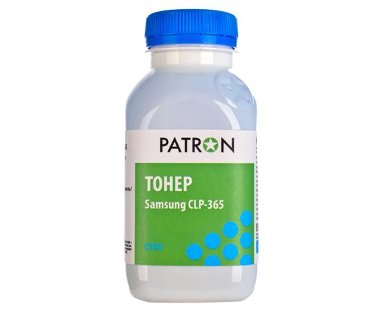 Купить Тонер Samsung CLP-365 флакон, 40 г, голубой Patron (PN-SCLP365-C-040) по лучшей цене