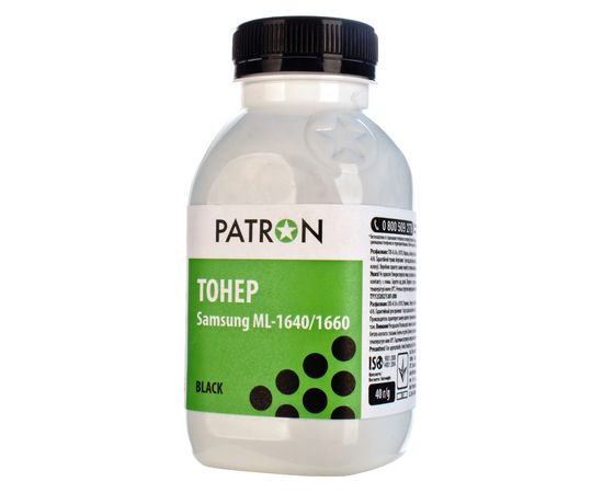 Купить Тонер Samsung ML-1640/ML-1660 флакон, 40 г Patron (PN-SML1660-040) по лучшей цене