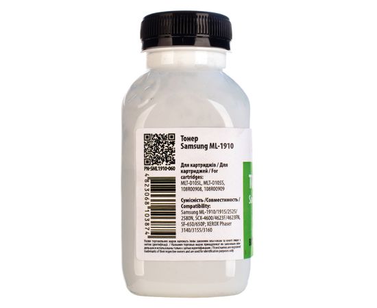 Купить Тонер Samsung ML-1910 флакон, 60 г Patron (PN-SML1910-060) по лучшей цене