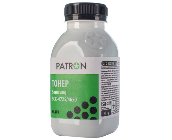 Купить Тонер Samsung SCX-4725/SCX-4650 флакон, 70 г Patron (PN-SSCX4725-070) по лучшей цене