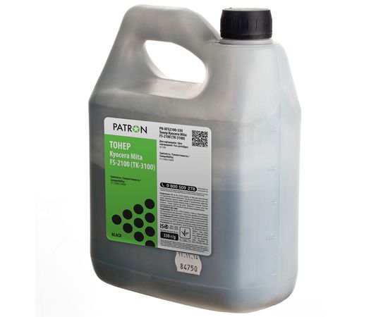 Купить Тонер Kyocera Mita FS-2100 флакон, 330 г Patron (PN-KFS2100-330) по лучшей цене