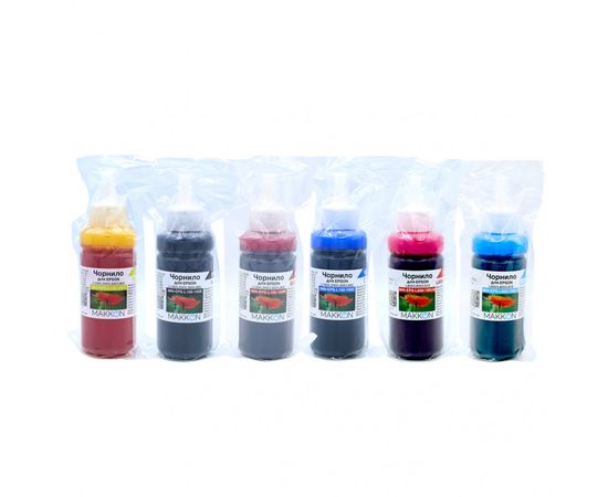 Купить комплект чернил для Epson L800/L805/L810 (6*100мл) Makkon по лучшей цене