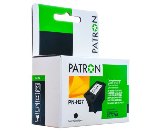 Купить Картридж совместимый HP 27 (C8727AE) 14 мл, черный Patron (PN-H27) по лучшей цене