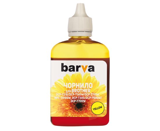 Купить Чернила Brother BT5000Y специальные 100 мл, водорастворимые, желтые Barva (BBT5000Y-746) по лучшей цене