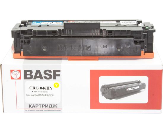 Купить Картридж тонерный BASF для Canon 046H, LBP-650/MF-730 аналог 1251C002 Yellow (BASF-KT-CRG046YH) по лучшей цене