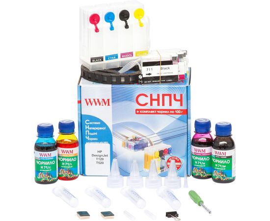 Купить Система непрерывной подачи чернил WWM для НP DesignJet T120/T520 (IS.0413) по лучшей цене