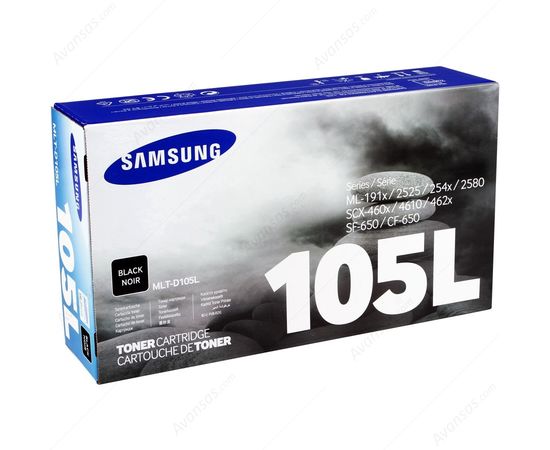 Купить Картридж тонерный Samsung D105L для Samsung ML-1910/2525/SCX-4600/4623 2500 копий Black (SU768A) повышенной емкости по лучшей цене