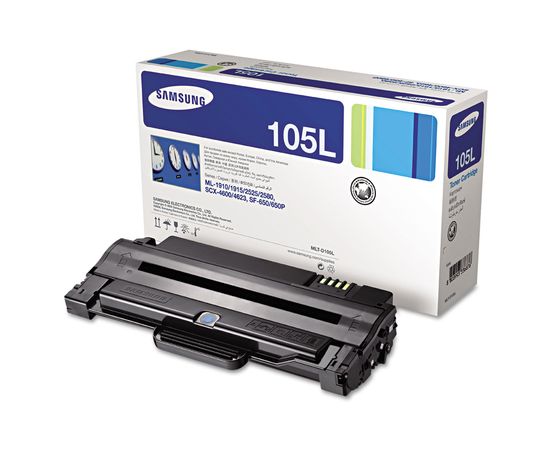 Купить Картридж тонерный Samsung D105L для Samsung ML-1910/2525/SCX-4600/4623 2500 копий Black (SU768A) повышенной емкости по лучшей цене