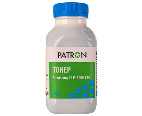 Купить Тонер Samsung CLP-300/CLP-310 флакон, 40 г, голубой Patron (PN-SCLP300-C-040) по лучшей цене