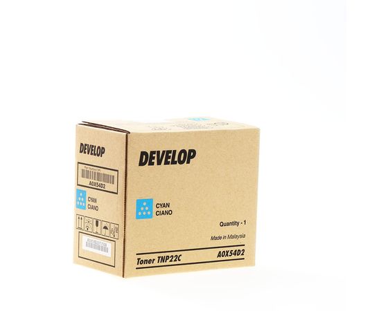 Купить Тонер Develop TNP-22C Cyan для ineo +35/+35Р (6К) (A0X54D2) по лучшей цене