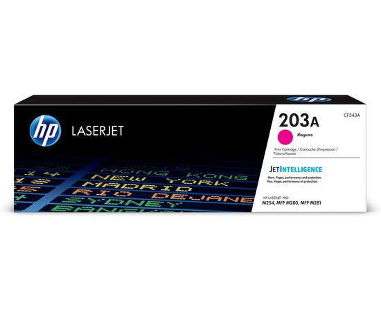 Купить Картридж тонерный HP 203A для LJ Pro MFP280/281 1300 копий Magenta (CF543A) по лучшей цене