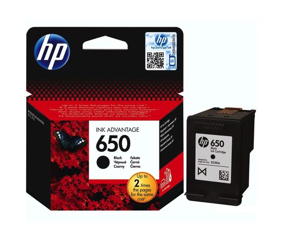 Купить Картридж HP для DJ Ink Advantage 2515 HP 650 Black (CZ101AE) по лучшей цене