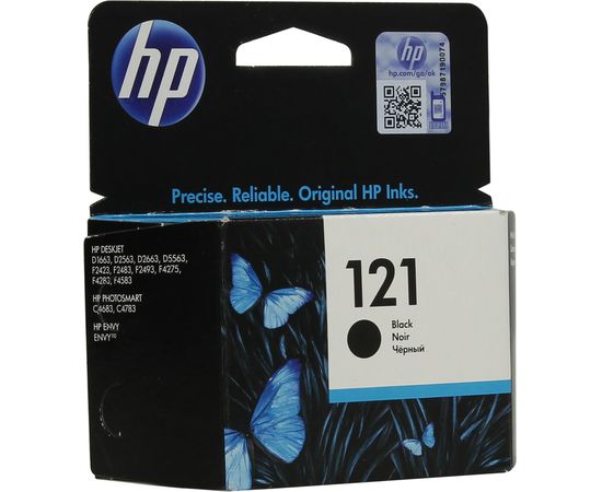 Купить Картридж HP для DJ D2563/F4283 HP 121 Black (CC640HE) по лучшей цене