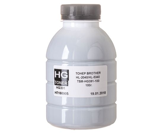 Купить Тонер Brother HL-2040 флакон, 100 г HG toner (TSM-HG391-100) по лучшей цене