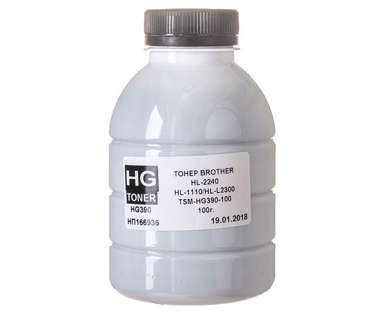 Купить Тонер Brother HL-2240 флакон, 100 г HG toner (TSM-HG390-100) по лучшей цене