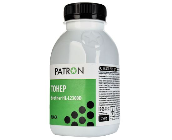 Купить Тонер Brother HL-L2300 флакон, 75 г Patron (PN-BHLL2300-75) по лучшей цене