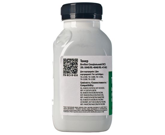 Купить Тонер Brother специальный BCS HL-3040 флакон, 50 г, черный Patron (PN-BCS-B-050) по лучшей цене