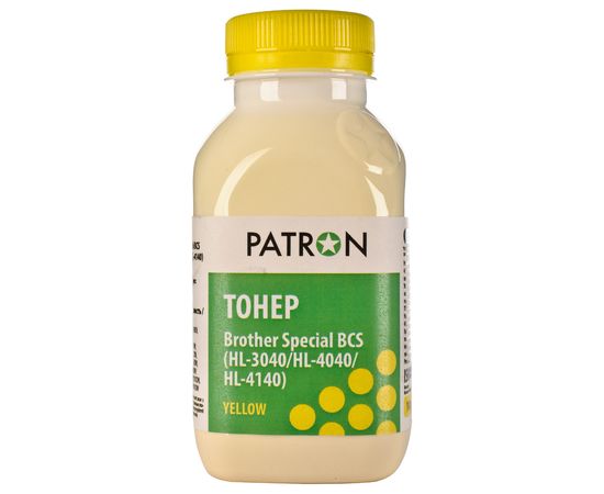 Купить Тонер Brother специальный BCS HL-3040 флакон, 100 г, желтый Patron (PN-BCS-Y-100) по лучшей цене