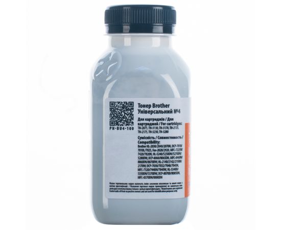 Купить Тонер Brother универсальный №4 флакон, 100 г Patron (PN-BU4-100) по лучшей цене