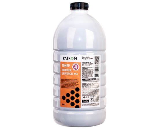 Купить Тонер Brother универсальный №4 флакон, 1 кг Patron (PN-BU4-1) по лучшей цене