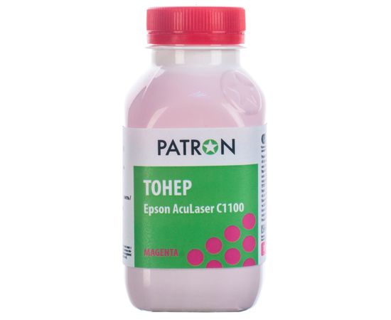 Купить Тонер Epson Aculaser C1100 флакон, 80 г, пурпурный Patron (PN-EALC1100-M-080) по лучшей цене