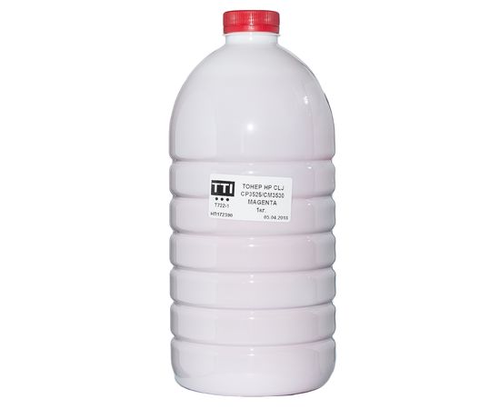 Купить Тонер HP CLJ CP3525 флакон, 1 кг, пурпурный TTI (TSM-T722-1-1) по лучшей цене