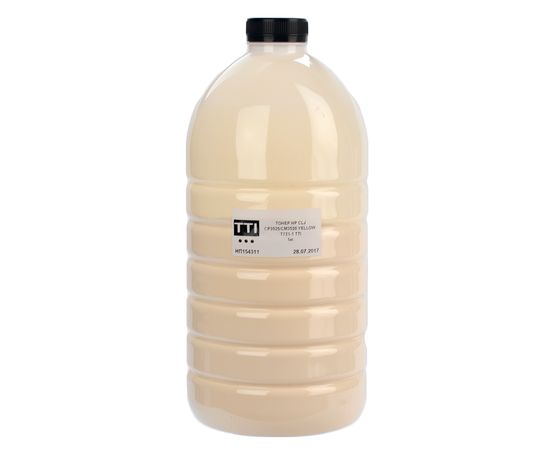 Купить Тонер HP CLJ CP3525 флакон, 1 кг, желтый TTI (TSM-T721-1-1) по лучшей цене