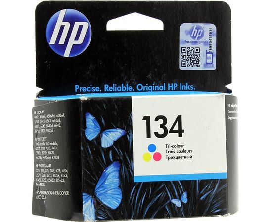 Купить Картридж HP для DJ 5743/6543 HP №134 Color (C9363HE) по лучшей цене